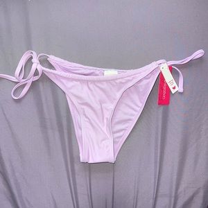 High-leg target bikini bottoms